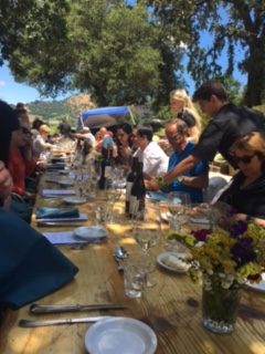 A great lunch at Bench vineyard