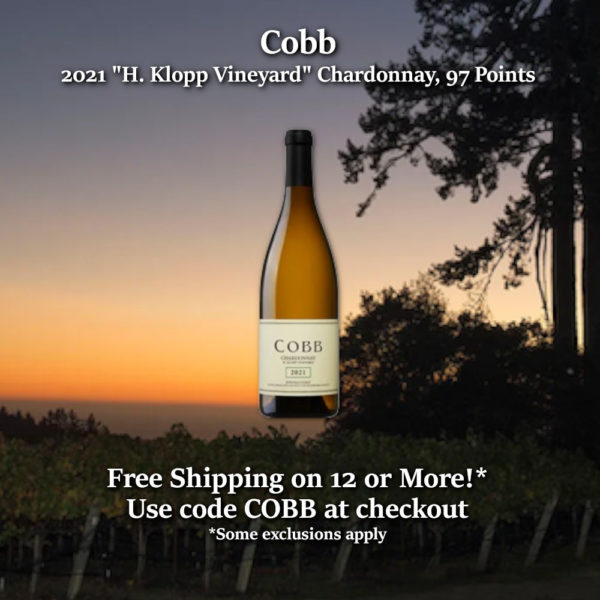 Cobb 2021 Chardonnay “H. Klopp Vineyard” Sonoma Coast