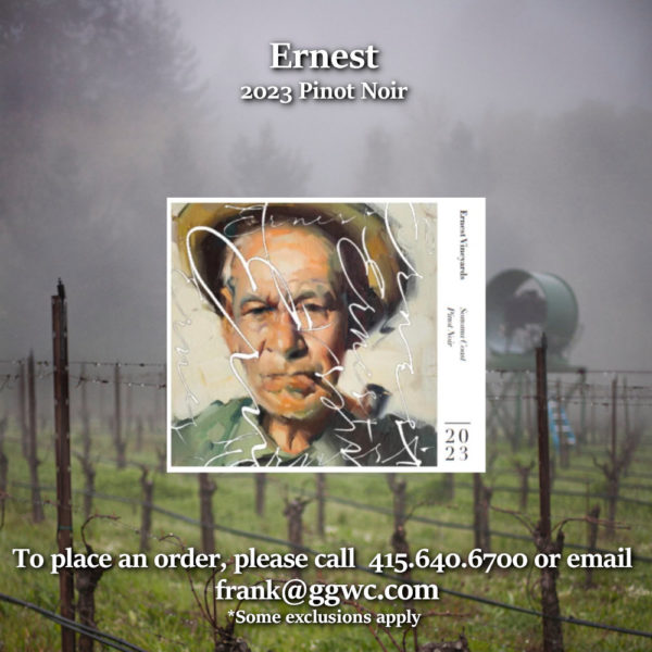 Ernest 2023 Pinot Noir, Sonoma Coast