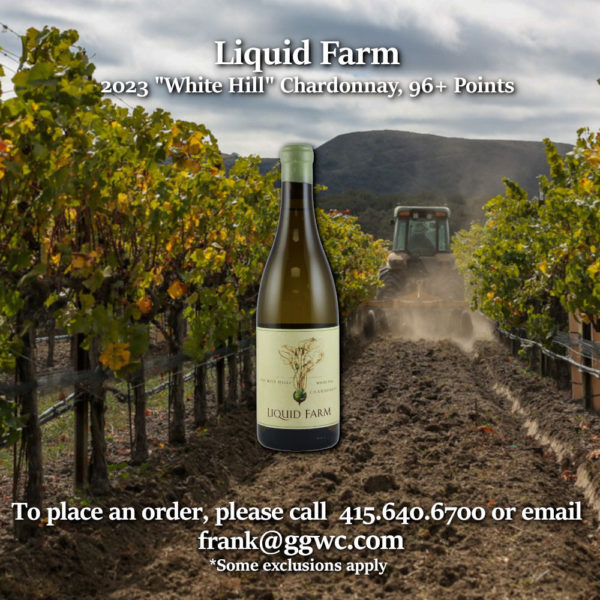 Liquid Farm 2023 Chardonnay “White Hill” Santa Rita Hills 96+ Points