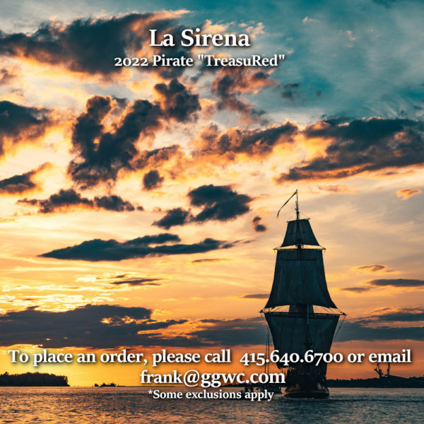 La Sirena 2022 Pirate “TreasuRed” Napa Valley